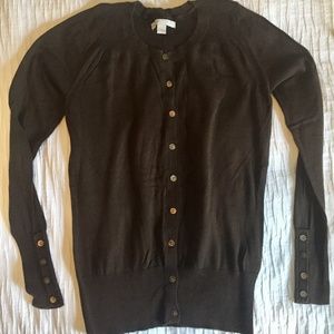 Old Navy chocolate brown girly cardigan